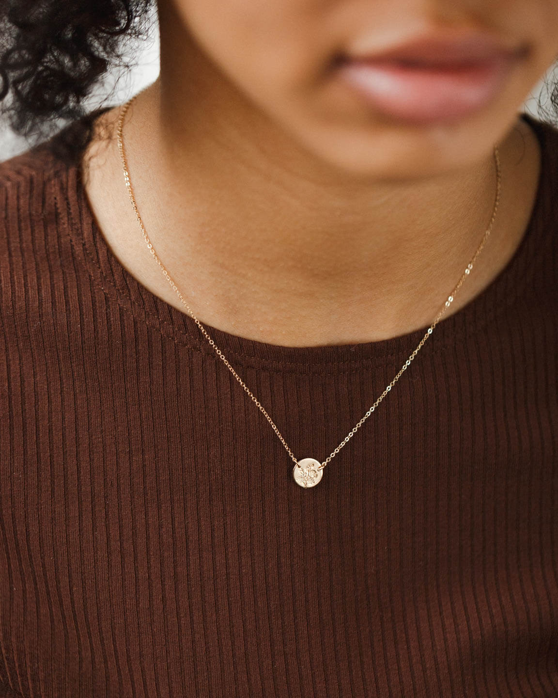 Small Flora Link Necklace