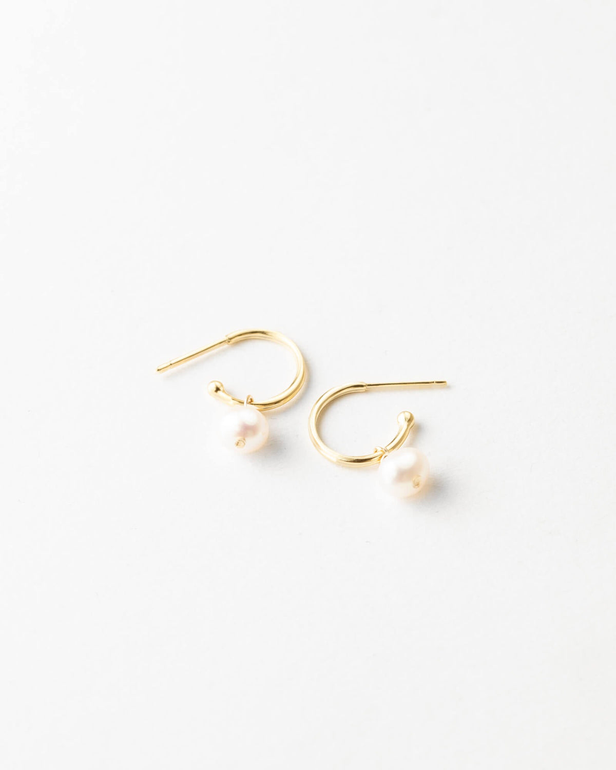 Sia Pearl Huggie Hoops