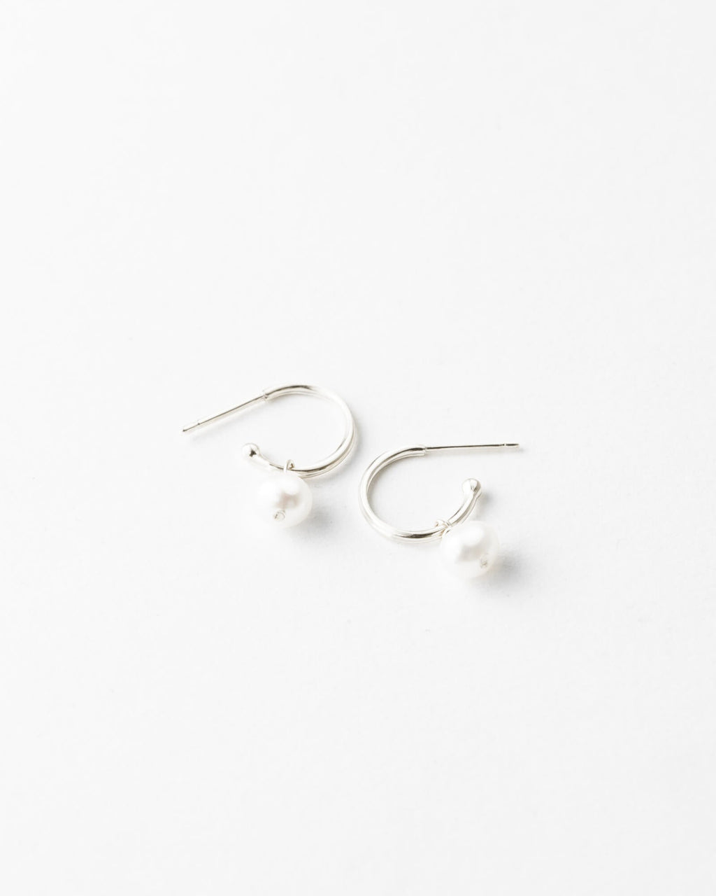 Sia Pearl Huggie Hoops
