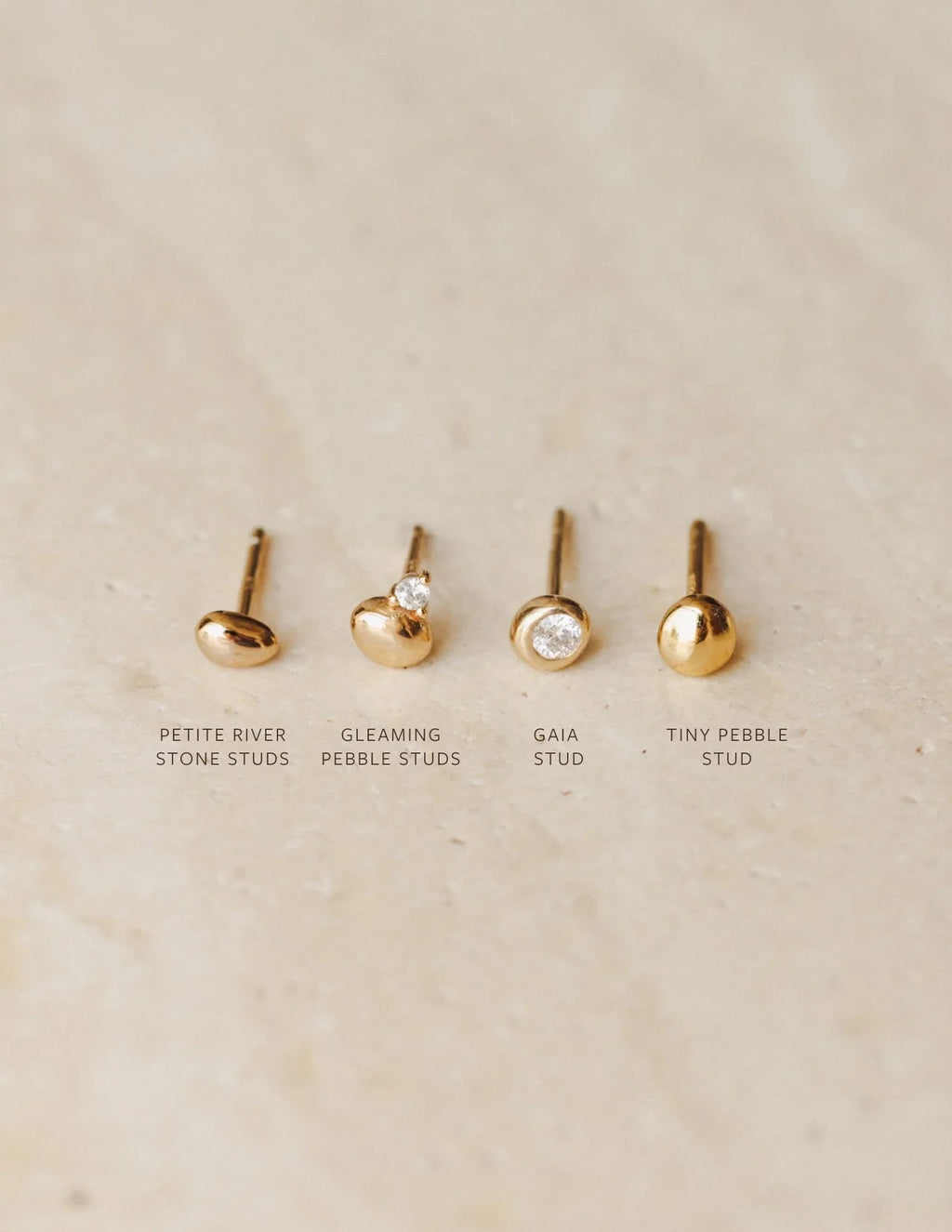 Tiny Pebble Studs