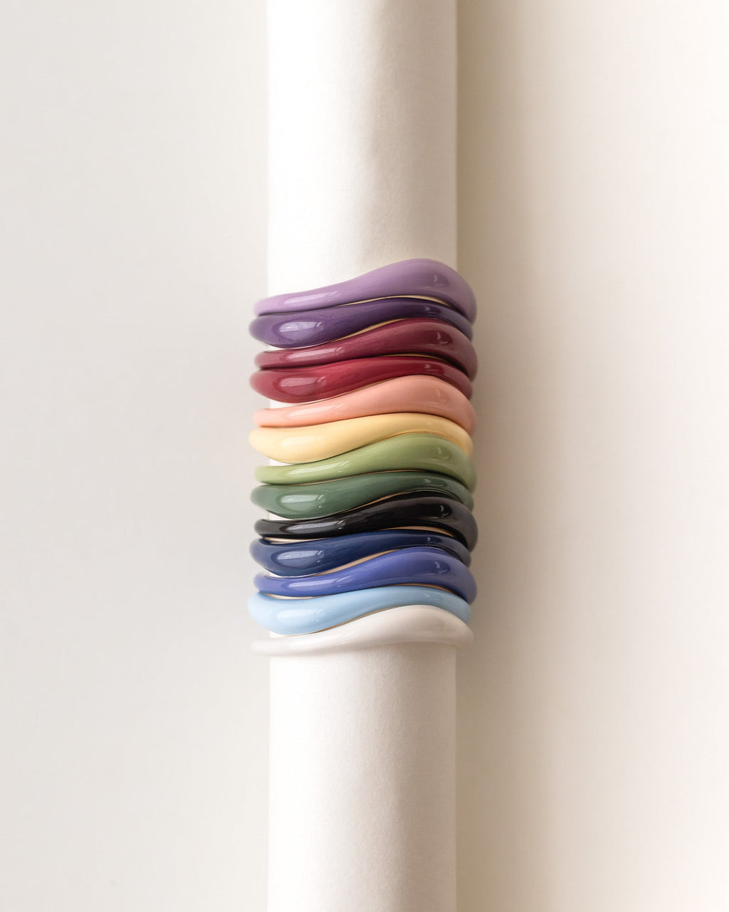 Aura Enamel Flow Ring